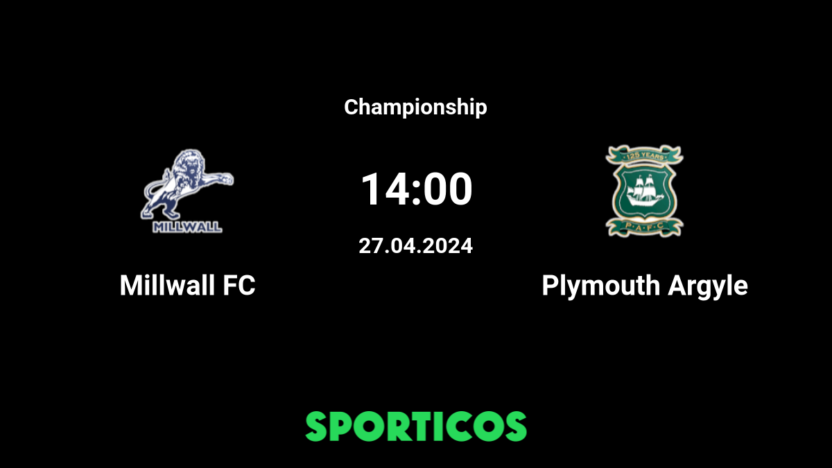 Plymouth Argyle vs Millwall Match Preview