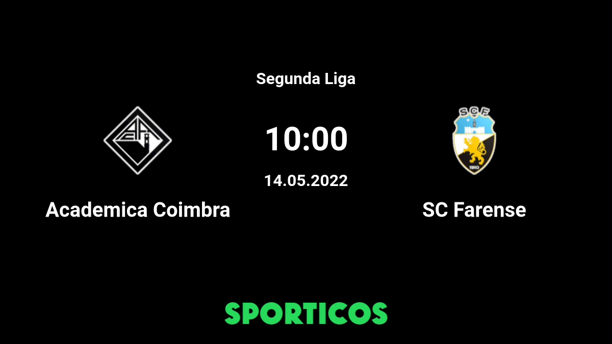 Academica Vs Sc Farense Live Stream Prognose Vorhersage H2h