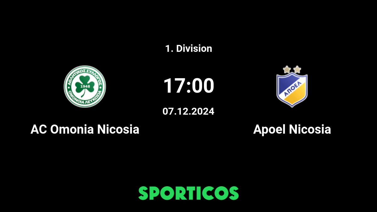 Apoel nicosia ac 2025 omonia nicosia h2h