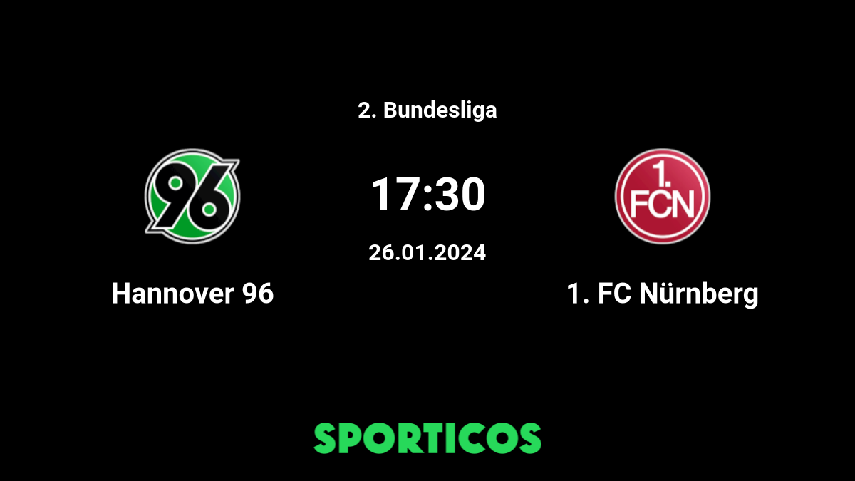 ▶️ Hannover 96 vs Nurnberg