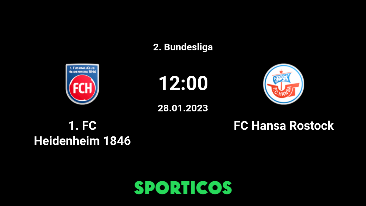 ▶️ Heidenheim vs FC Hansa Rostock