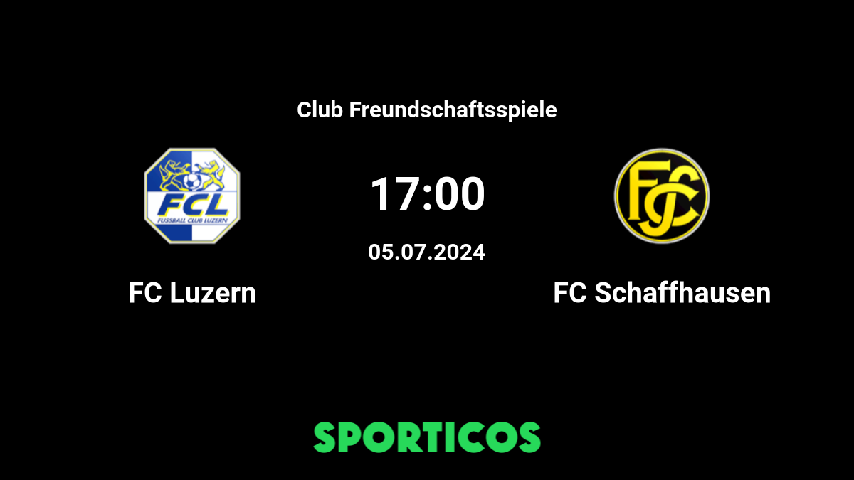 ▶️ Luzern vs FC Schaffhausen