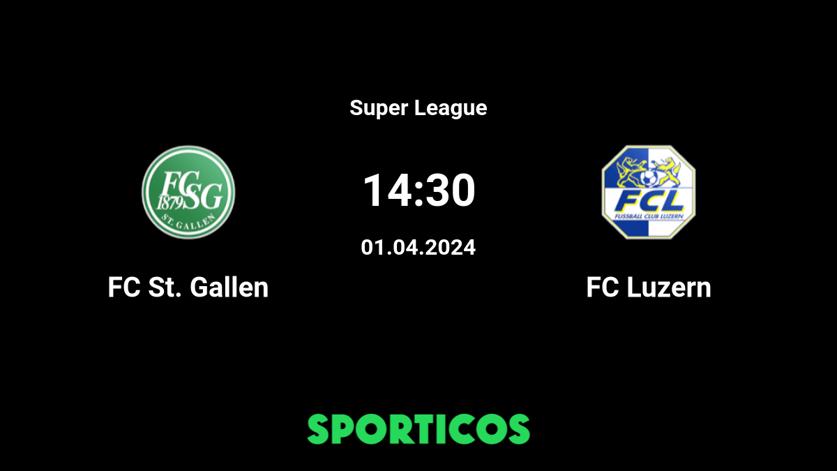 ▶️ Luzern vs St Gallen