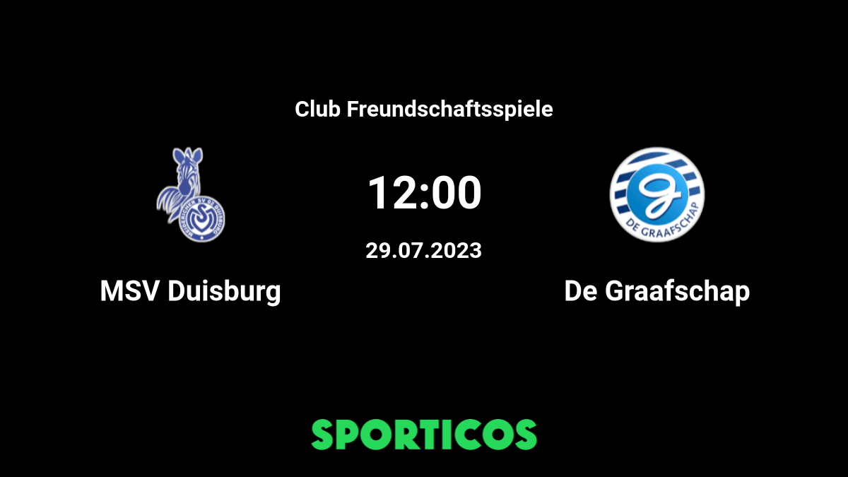 ▶️ MSV Duisburg vs De Graafschap