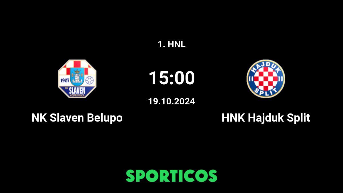 Slaven Belupo Hajduk Split uživo prijenos gledati 27 listopa, Group