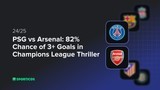 PSG vs Arsenal: 82% Chance of 3+ Goals in Champions League Thriller