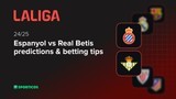 Espanyol vs Real Betis predictions & betting tips