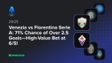 Venezia vs Fiorentina Serie A: 71% Chance of Over 2.5 Goals—High-Value Bet at 6/5!