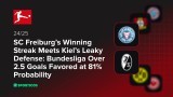 SC Freiburg’s Winning Streak Meets Kiel’s Leaky Defense: Bundesliga Over 2.5 Goals Favored at 81% Probability