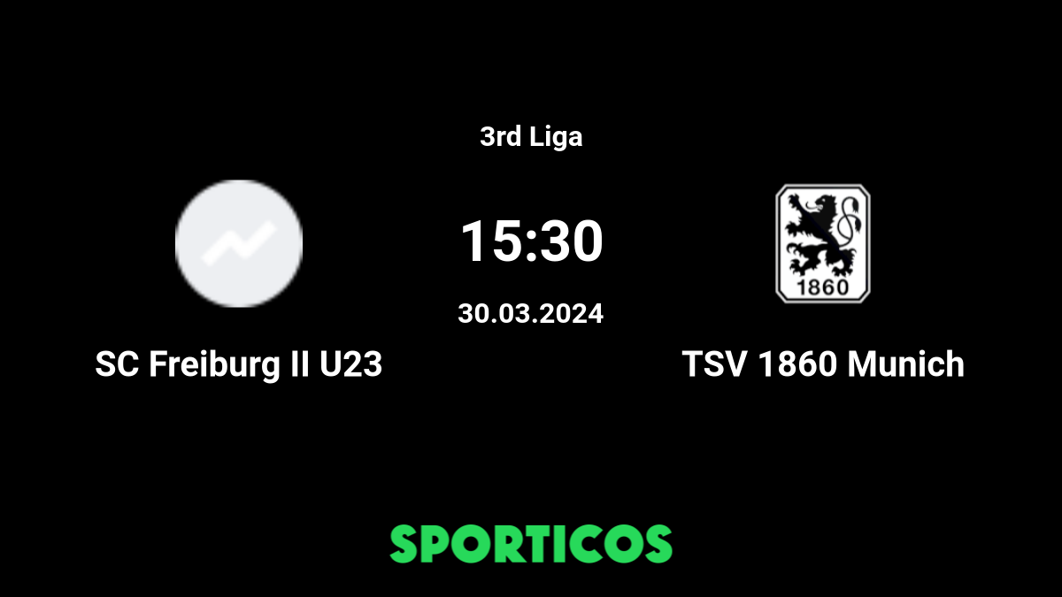 1860 München - SC Freiburg II, Full Game, 3rd Division 2022/23