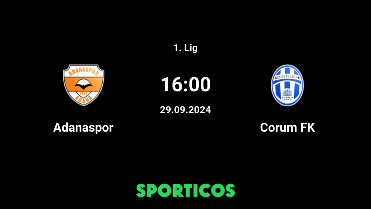 Corum Belediyespor vs Adanaspor Live Stream on TV