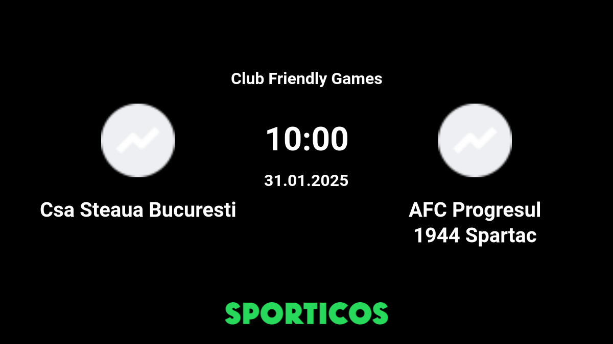 Progresul Spartac vs CSA Steaua » Predictions, Odds & Scores