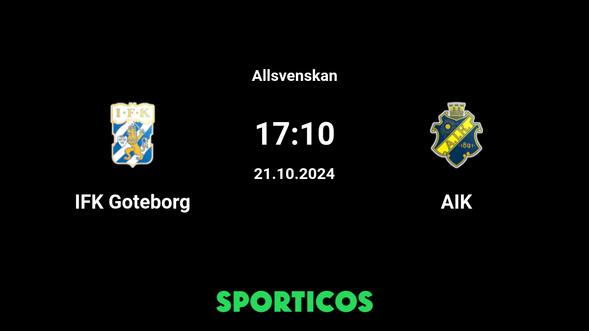 Aik fc 2025 vs goteborg h2h