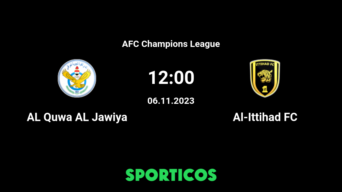 Al-Quwa Al-Jawiya x Al-Ittihad: onde assistir, horário e prováveis