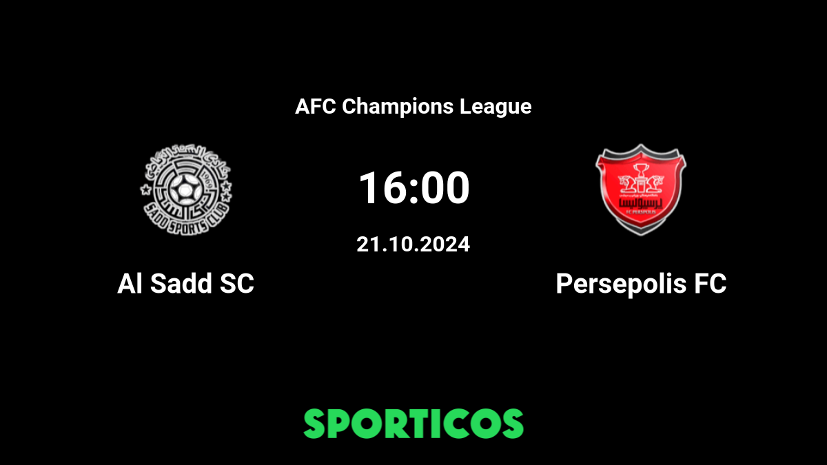 Persepolis vs al sadd live stream clearance