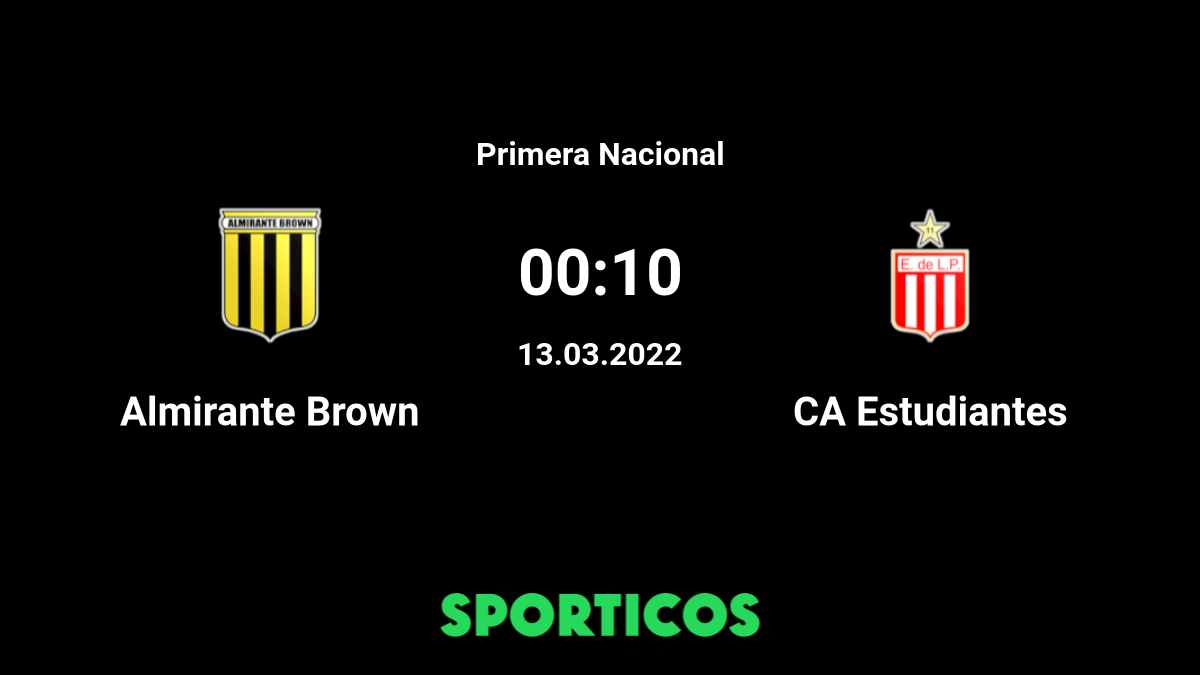 Almirante Brown vs Estudiantes Caseros Stats, Predictions & H2H