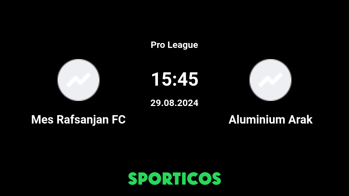 Aluminium Arak vs Mes Rafsanjan FC Live Stream on TV