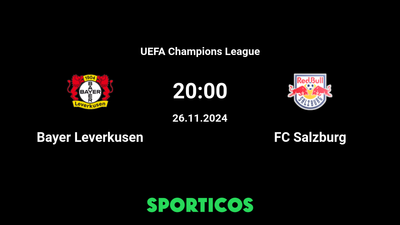 Bayer Leverkusen vs FC Salzburg Match Details: Live Stream, TV Channel, and Match Time