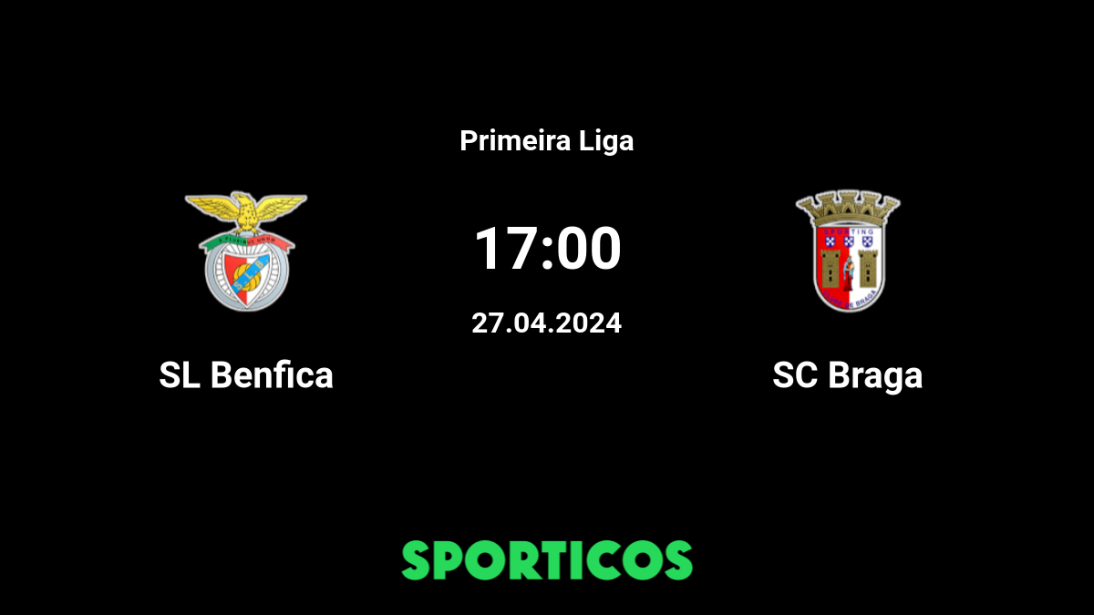 Braga x Benfica ao vivo Veja onde assistir 17 dezembro 2023, Mainepondhockey Group