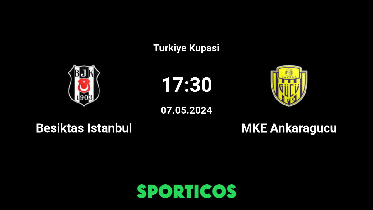 Besiktas JK U19 vs MKE Ankaragucu U19 Palpites em hoje 16 September 2023  Futebol