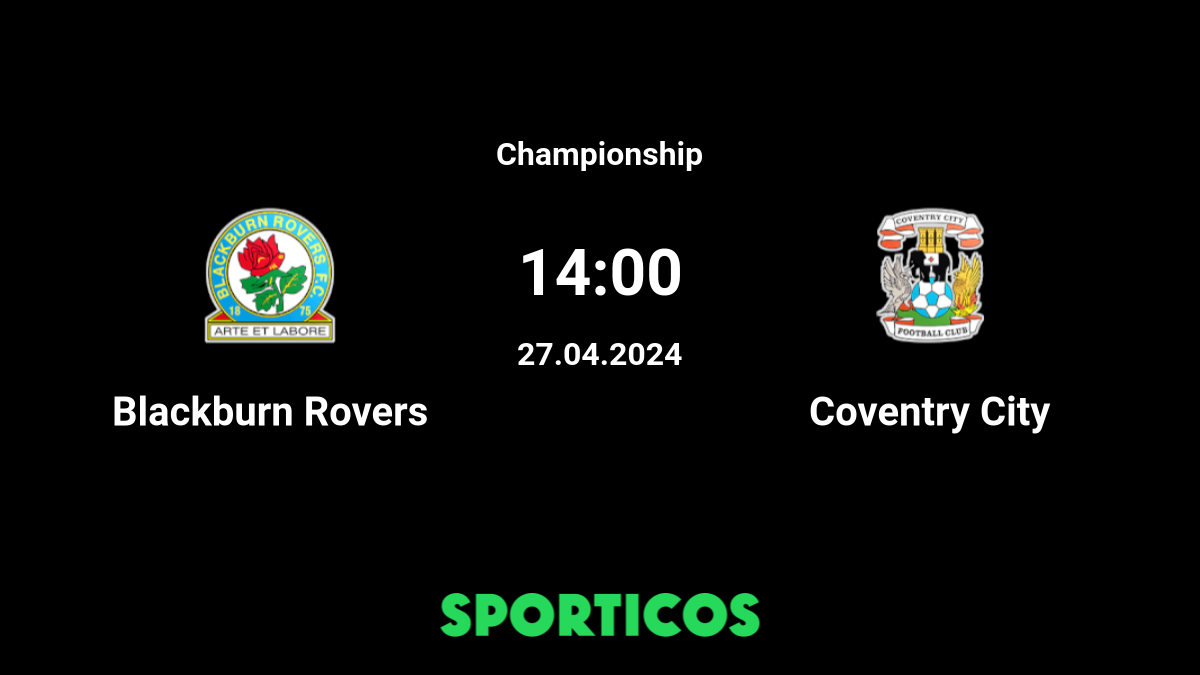 Palpite Coventry City vs Blackburn Rovers: 04/10/2023