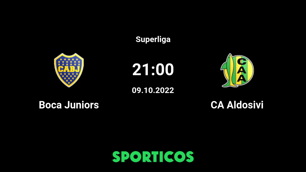 Boca Juniors vs Aldosivi H2H 9 oct 2022 Head to Head stats prediction