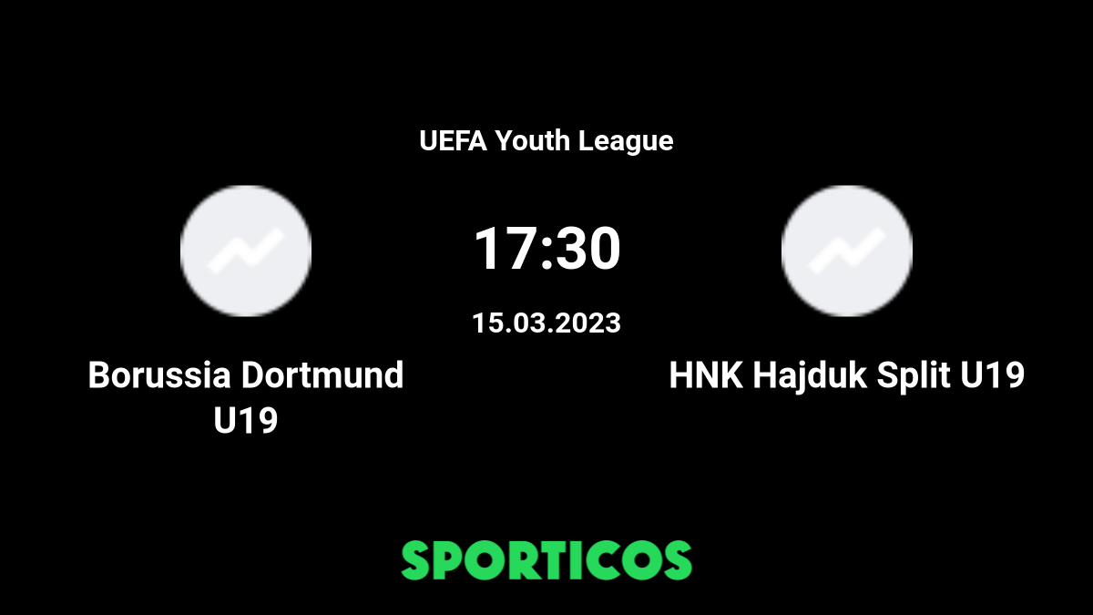 Borussia Dortmund U19 vs Hajduk Split U19  UEFA Youth League LIVE Score  Update 