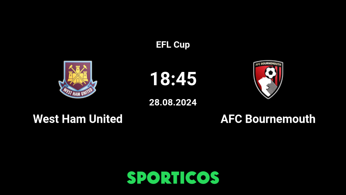 Bournemouth vs West Ham H2H 12 aug 2023 Head to Head stats prediction