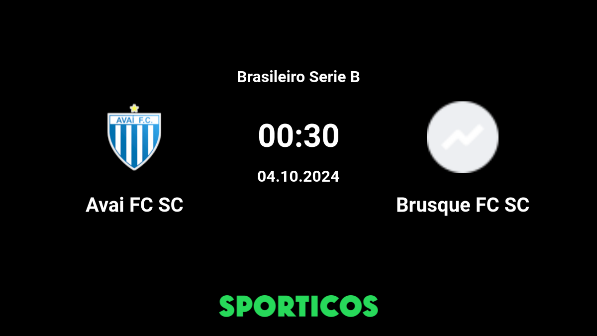 Série B: Brusque e Avaí ficam no 0 a 0