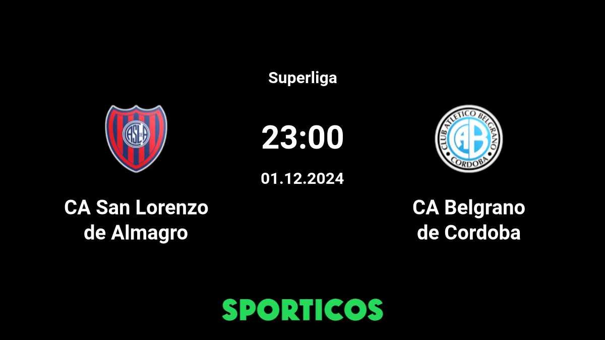 San Lorenzo de Almagro Res. - CA Belgrano live score 13.07.2023 today match  results ?