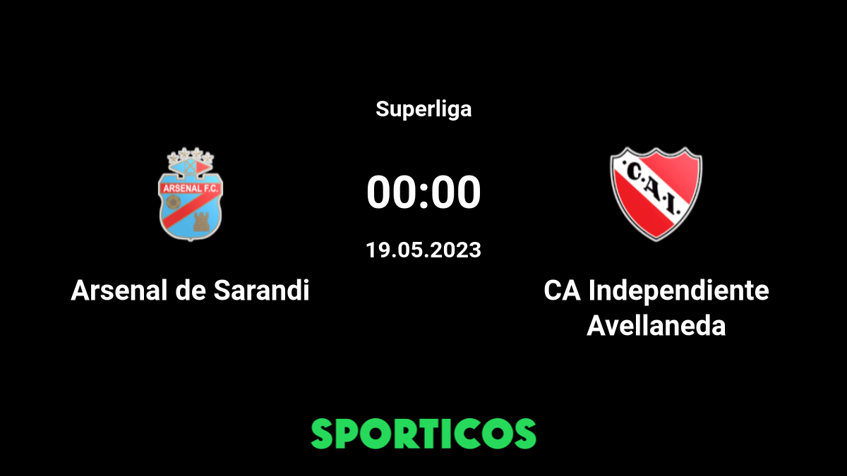 Independiente vs Arsenal de Sarandi 30/10/2023 00:00 Football Events &  Result