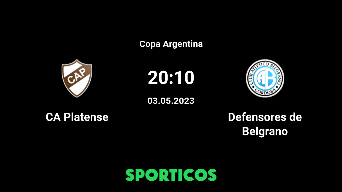 Club Atletico Platense vs CA Defensores de Belgrano - live score, predicted  lineups and H2H stats.