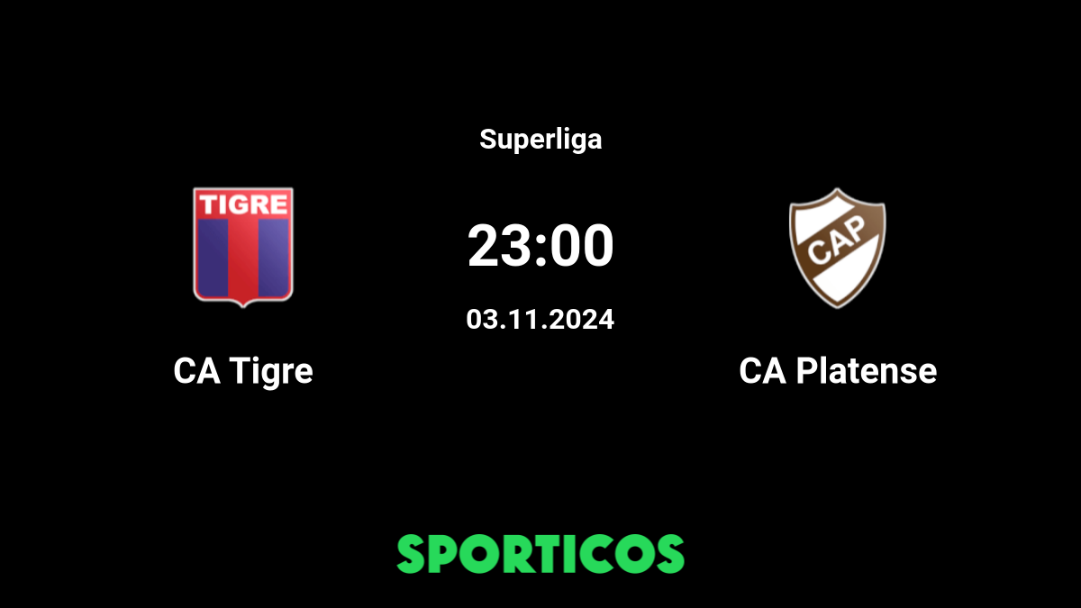 Platense 2 vs CA Tigre Reserve 2/11/2023 14:00 Football Events