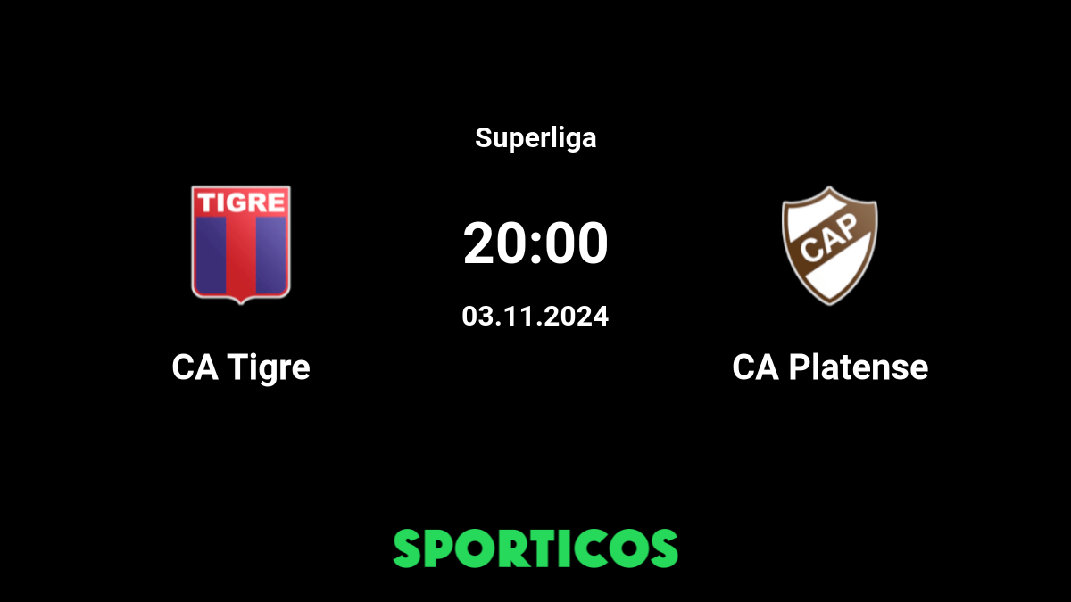 Platense 2 vs CA Tigre Reserve 2/11/2023 14:00 Football Events