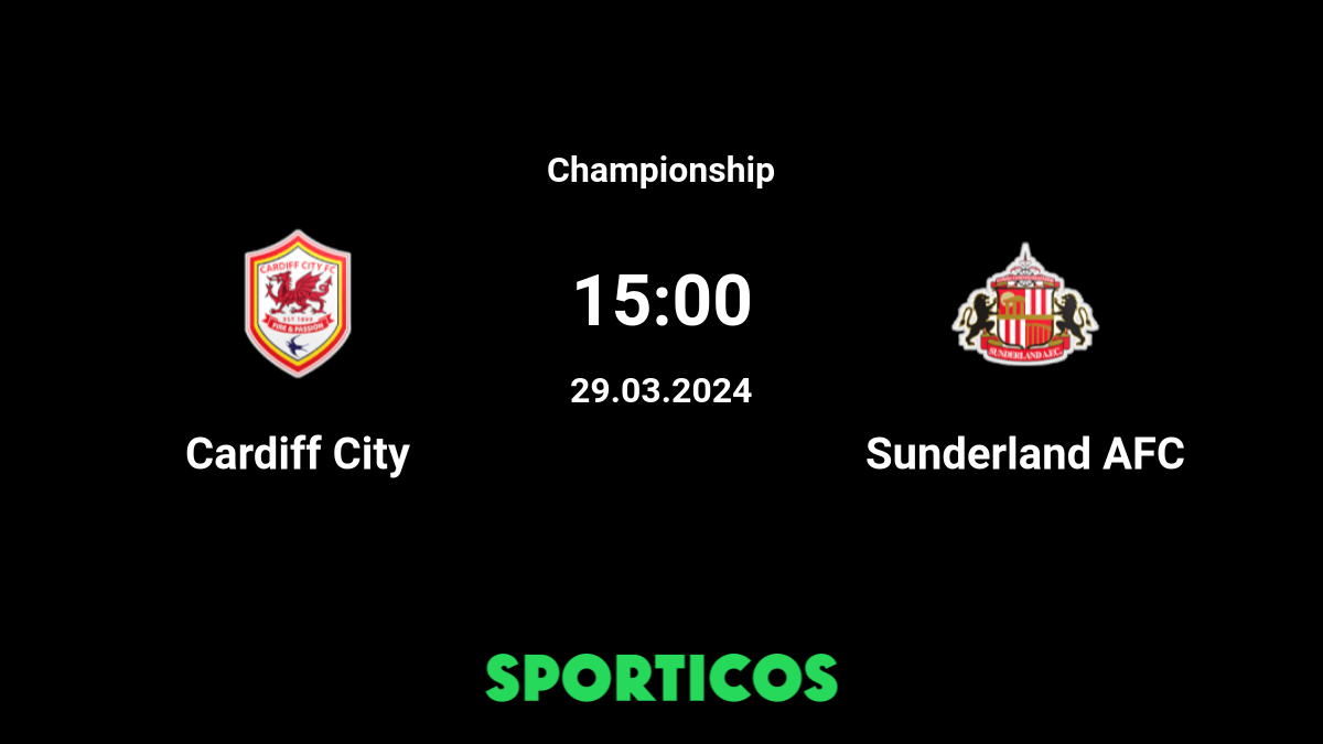 Cardiff City U21 vs Sunderland U21 live score, H2H and lineups