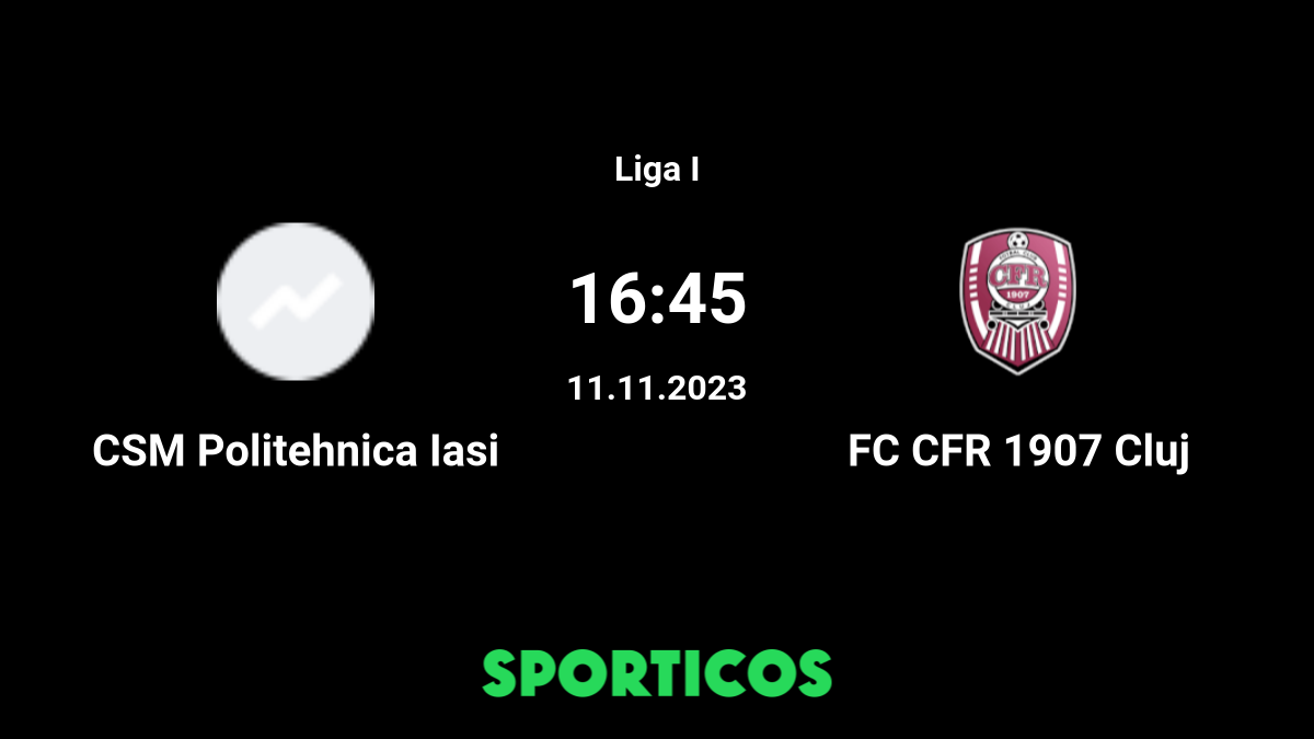 FC Hermannstadt vs ACSM Politehnica Iași live score, H2H and lineups