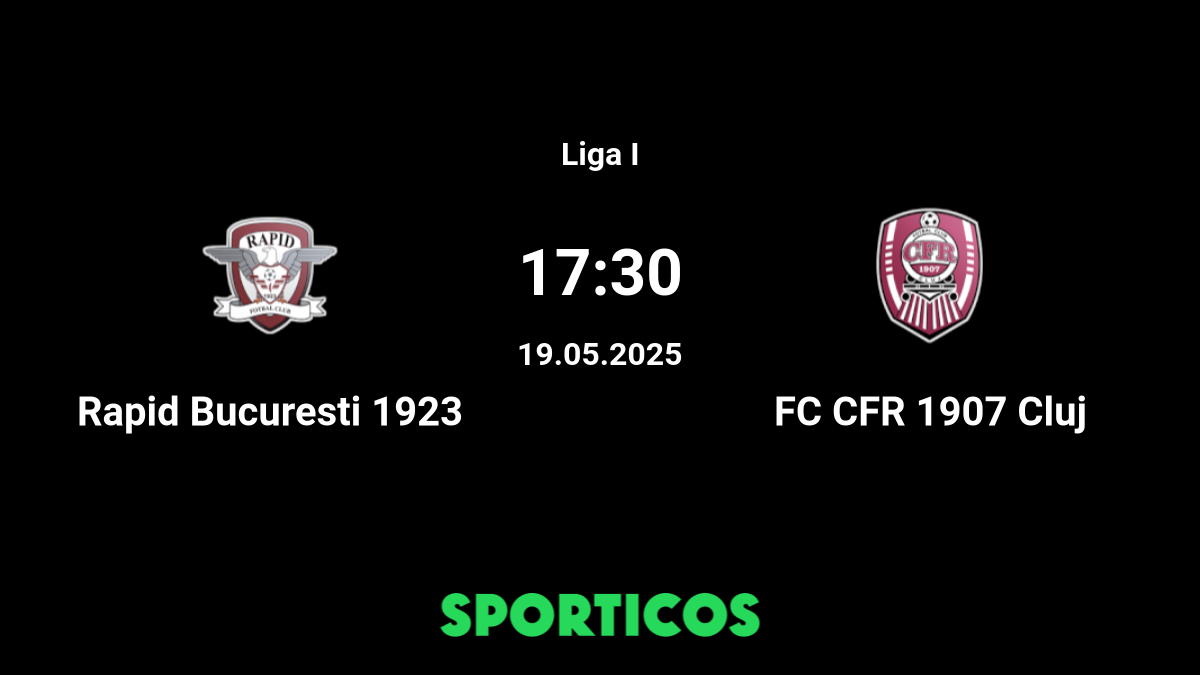 Rapid 1923 vs CFR 1907 Cluj Palpites em hoje 25 September 2023 Futebol