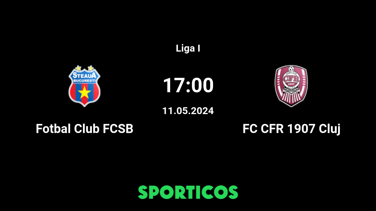 CFR Cluj 0 vs 0 Steaua (FCSB) 