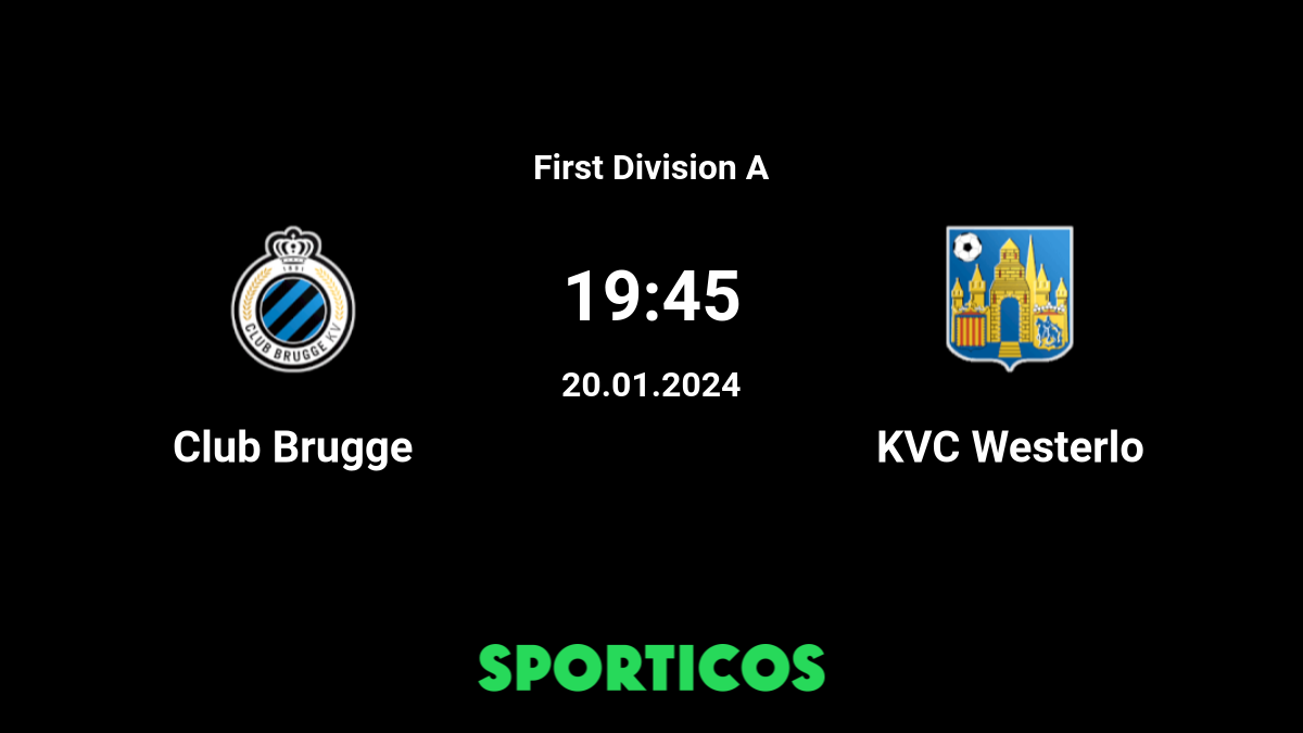 Club Brugge vs KVC Westerlo Tickets & Hospitality