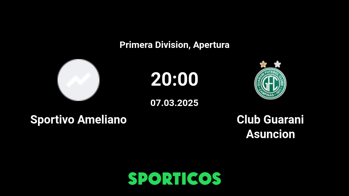 Sportivo Ameliano vs Guarani Prediction and Picks today 1 November