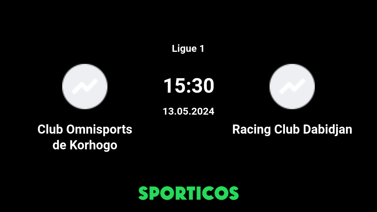 Racing Club d'Abidjan vs Club Omnisports de Korhogo live score, H2H and  lineups