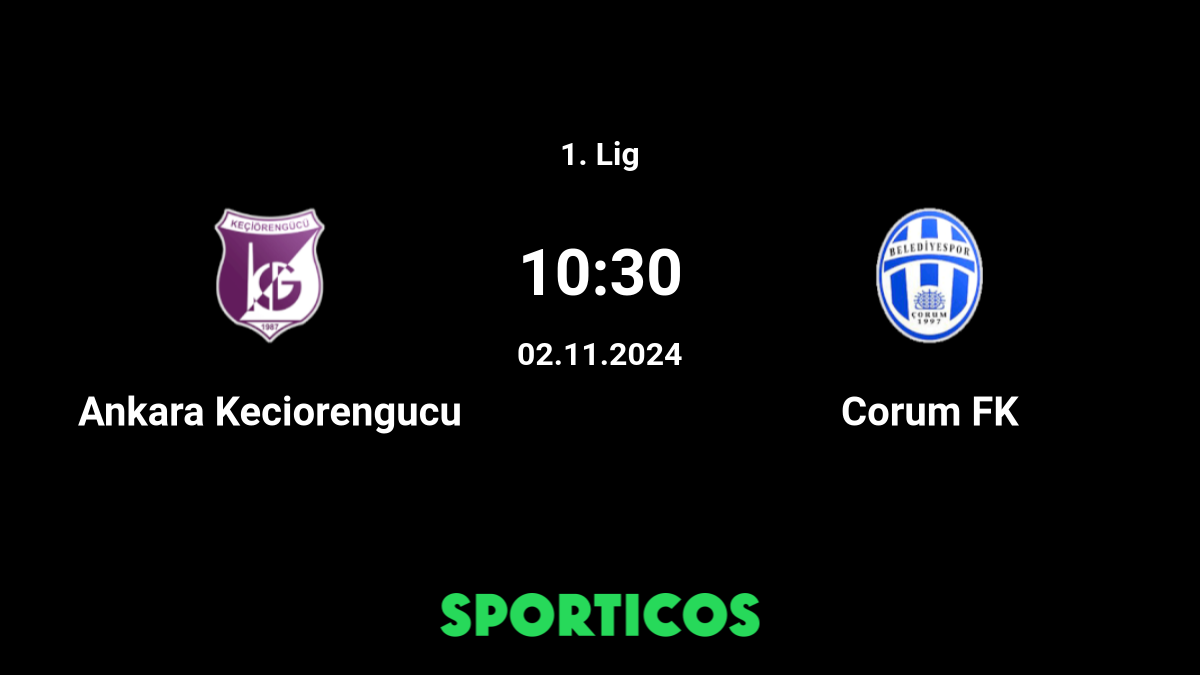 Keciorengucu vs Corum Belediyespor Live Stream on TV