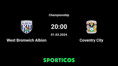 Coventry City vs West Bromwich Albion Match Preview
