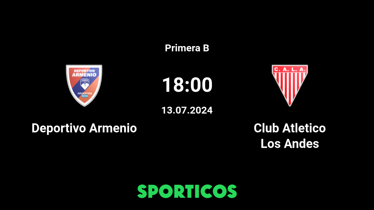 Deportivo Armenio vs Los Andes» Predictions, Odds, Live Score & Stats