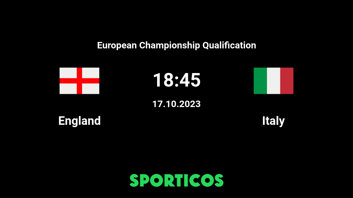 ▶️ England vs Italy Live Stream and Prediction, H2H