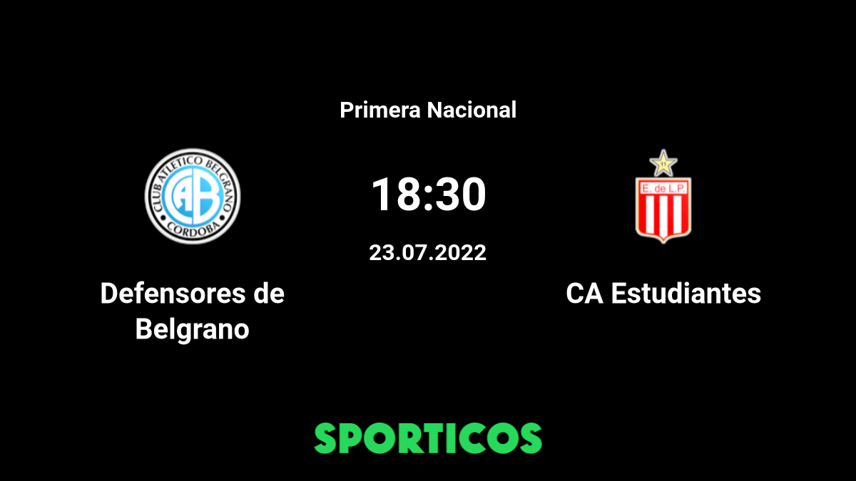 Club Atletico Estudiantes vs CA Defensores Unidos - live score, predicted  lineups and H2H stats.