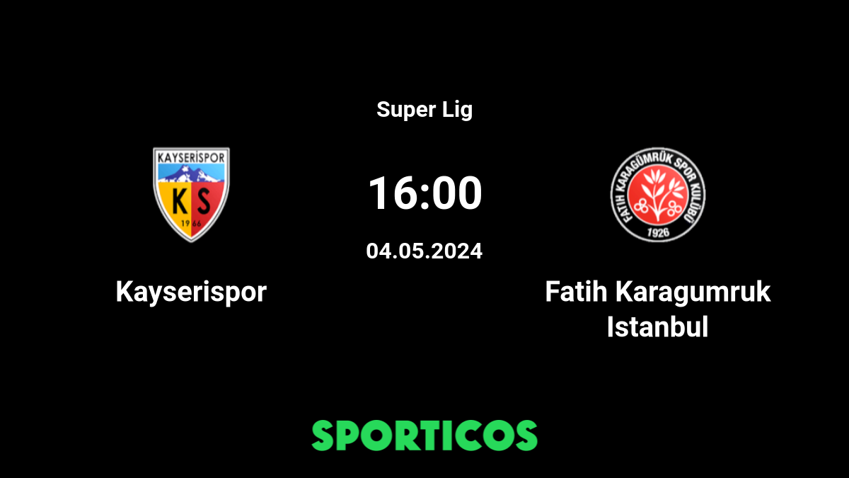 Fatih karagumruk vs sivasspor h2h