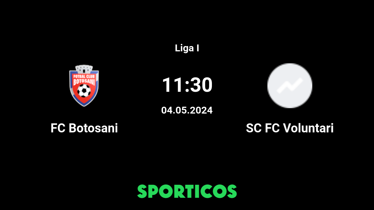 FC Botosani - FC Voluntari Head to Head Statistik Spiele live, Ergebnisse  11.11.2023 - Fussball live Statistiken