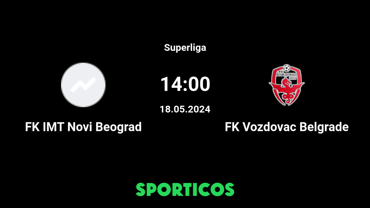 Vojvodina vs Imt Novi Beograd 29 September 2023 16:30 Futebol Probabilidades
