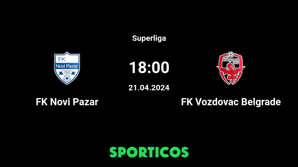 Novi Pazar vs Vojvodina » Predictions, Odds & Scores
